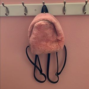Mini fluffy Backpack.
